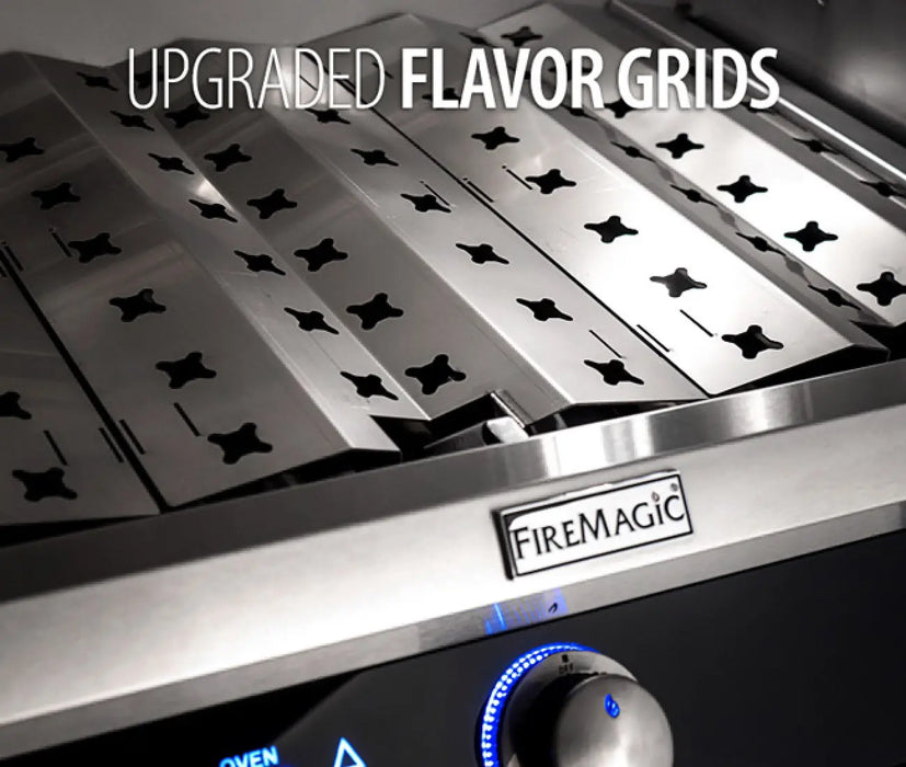 Fire Magic Echelon Diamond E790i 36-Inch Built-In Natural Gas Grill w/ Rotisserie, Magic Window & Digital Thermometer - E790I-9E1-W